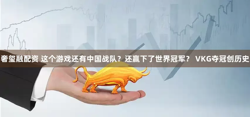 奢玺融配资 这个游戏还有中国战队？还赢下了世界冠军？ VKG夺冠创历史